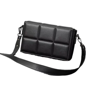 Stylish Men’s PU Leather Crossbody Luggage Fashionable Small Square Side Chest Sling Messenger Bag for Travel