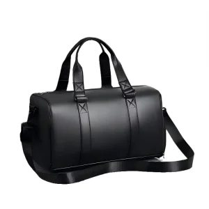 Stylish Weekender Travel Bag For Business & Gym Black Men’s Waterproof Sports Travel Duffle Bag For Men