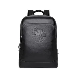 Supersdream Men’s Fashion PU Vegan Leather Waterproof Travel Backpack with Custom Logo Large Capacity 36 55L