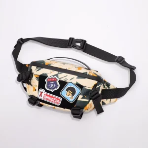 TINYAT Waist Bag Men’s Outdoor Riding Chest Bag Camouflage Pattern Large Capacity Messenger Bag Factory