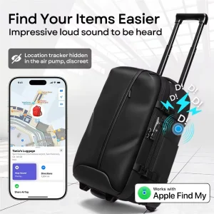 TSA Lock 17″ Laptop Backpack One Touch Vacuum Compression System USB Port Support Apple FIND MY Men’s Business Backpack