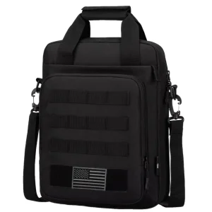Tactical Briefcase Laptop Bag Heavy Duty Men’s Everyday Single-Shoulder Casual Multi-Function Waterproof Breathable