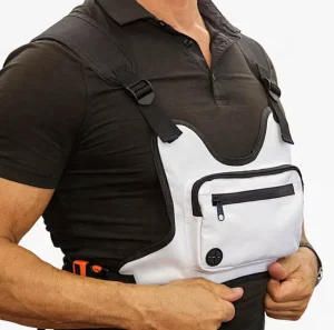 Tactical Chest Bag for Men, Tactical Vest Chest Bag, Front Body Bag
