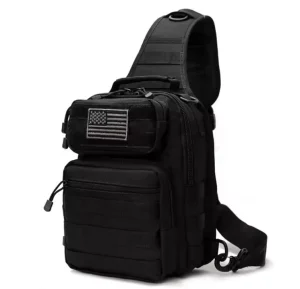 Tactical Chest Sling Bags Men’s Crossbody Bag Anti-Theft Design for Travel Work Backpack