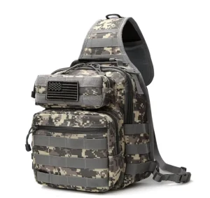 Tactical Chest Sling Bags for Men Multifunctional Crossbody Shoulder Bag Outdoor Sports Messenger Backpack