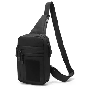 Tactical Nylon Fashion Chest Bag Phone Storage Shoulder Outdoor Sports Molle Transit Wear-resistant Backpack Crossbody