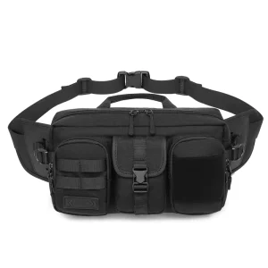 Tactical Waist Bag Men’s Crossbody Bag Multifunctional Waterproof Outdoor Sports Waist