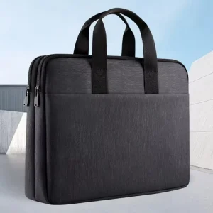 Three Layer Large Capacity Laptop Bag Waterproof and Shockproof Business Briefcase Men’s Handbags Conference Bag