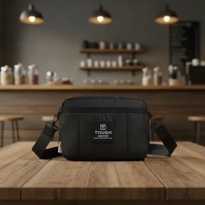 Tough Black Men’s Shoulder Bag & Crossbody Bag Premium Quality Fabric Factory Direct with Price