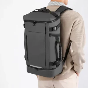 Travel Backpack for Men Oxford Laptop Backpack Large-capacity Business Backpack with Dry and Wet Separation and Shoe Compartment