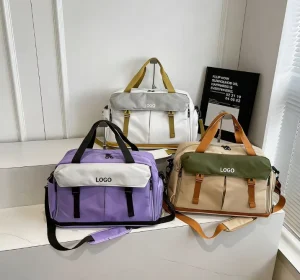 Travel Bag Men’s Large Capacity Gym Bag with Dry and Wet Separation Casual Backpack Travel Shoulder Bag