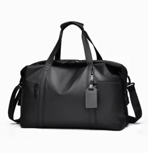 Travel Business Tote Bag Custom Logo Gym Bag Lightweight Waterproof Fabric Zipper Closure Character Travel Tote