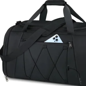 Travel Duffle Bag Large Capacity 40L Gym Bag for Men Women Waterproof Weekend Luggage Bag with Shoes Compartment