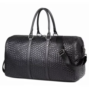 Travel Fashion Large Waterproof Leather Men’s Travel Bag Duffel Bag Suitable for Short Trips