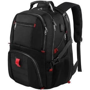 Travel Laptop Backpack Oversized Men’s and Women’s Backpack with USB Charging Port Business Computer Bag