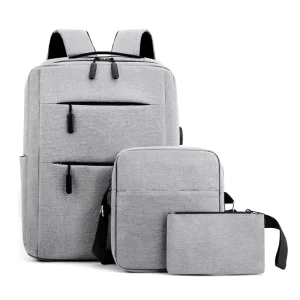 Travel Laptop Backpack Sac Au Dos 3 Compartment Set Student Laptop Bag Backpack