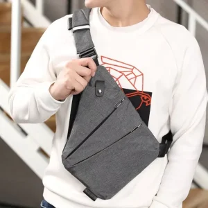 Travel Personal Anti theft Crossbody Bag Sports Running Invisible Wallet Leisure Multi functional Anti splash Men’s Chest Bag