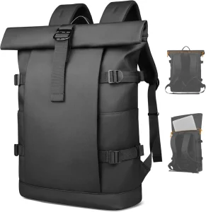 Travel Roll up Backpack Carry on Flight Approved Travel Laptop Backpacks for Men Women Airplanes Business Travel Bag