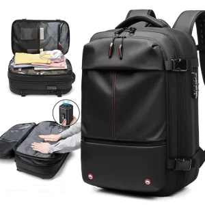 Travel Vacuum Backpack Men’s Business Multi-function Computer Bag Vacuum Compression Bag Large Capacity Backpack TPU