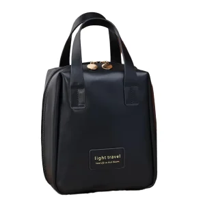 Traveler’s Leather Cosmetic Toiletry Bag Men’s Wash Bag for Make-up Tote Bag for Travelers