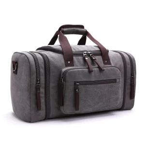 Traveling Luggage Travel Weekender Overnight Bag Mens Gym Carry on Duffel Bags Canvas Duffle Bag for Men