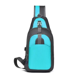 Trending Men’s Chest Bag Custom Waterproof Multi-function Gym Bag Large Capacity Waist Bag