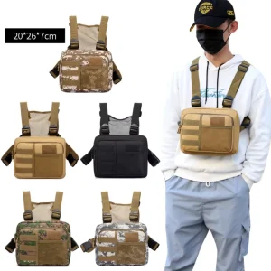Trending Outdoor Chest Bag Running Sports Vest Bag Casual Chest Hanging Bag Bum Bag Custom Fanny Pack
