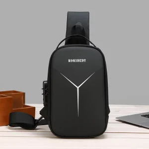 Trendy Cool Versatile Mens Chest Baghigh quality Dirt resistant Waterproof Ultra lightweight Breathable Crossbody Pack