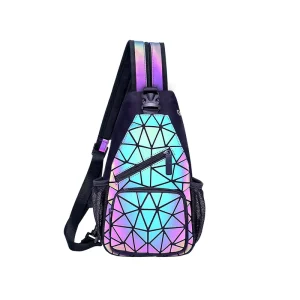 Trendy Men’s PU Chest Bag Business Casual Single Shoulder Crossbody Waist Bag Breathable Multi-function Korean Style