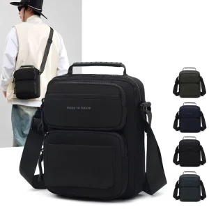 Trendy Men’s Shoulder Crossbody Bag Waterproof Shoulder Bag and Crossbody Bag for Sports and Travel