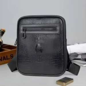 Trendy Popular High Quality Custom Large Capacity Design Brand Hand Bag Waterproof PU Leather Men’s Wallet and Shoulder Bag