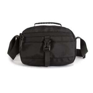 Trendyy Men’s Casual Small Square PU Messenger Bag Functional Camera Tooling Simple Versatile Shoulder Bag Fashion Style