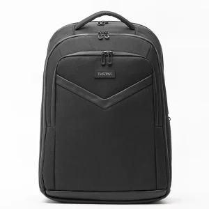 Twinkling Star Large Capacity Waterproof Recycled Polyester Laptop Backpack Men’s Vintage Style Travel Bag USB 15.6 inch Zipper