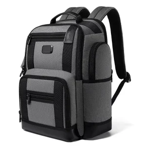 UK Style Export to EU & USA Oxford Nylon Lining Men’s Business Computer Backpack with Air Cushion Straps Breathable