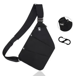US Warehouse Stock Fast Shipping Chest Bag With USB Anti-Theft Crossbody Sling For Men And Women Over The Shoulder Travel Bag