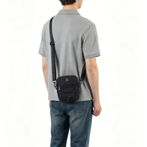 Ultra Slim Anti-Theft Waterproof Crossbody Bag Lightweight Nylon Crossbody Bag for Phone Cards Keys Travel Casual