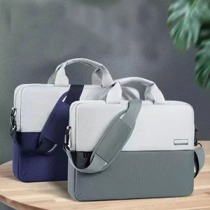Unisex Business Laptop Messenger Bag Men’s Briefcase Style with Shoulder Strap Cover for Computer Notebook