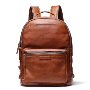 Unisex Casual Sports Vegan Leather Backpack Physiological Curve Back Design Fashion Outdoor Backpacks for Men Women