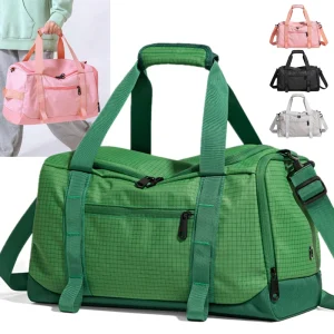 Unisex Custom Logo High Quality Large Capacity Gym Duffel Bag Waterproof Oxford Travel Bag with Polyester Lining for Fitness