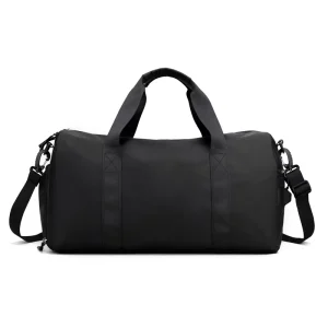 Unisex Large Capacity Lightweight Nylon Gym Yoga Sports Duffle Bag Zipper Adjustable Mat Holder Shoe Compartment