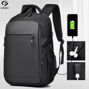 Unisex Large Capacity Waterproof Computer Backpack Custom logo 15.6 Inch Business Travel Men’s Laptop Backpack