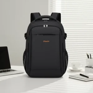 Unisex Oxford Anti Theft Laptop Backpack Curved Shoulder Strap Large Capacity Breathable Polyester Outdoor Business Travel