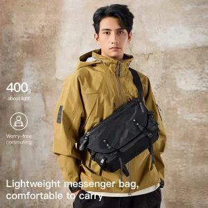 Unisex Oxford Crossbody Bag with Fashionable Design Waterproof Function with Soft Handle Men’s Chest Bag for Storge