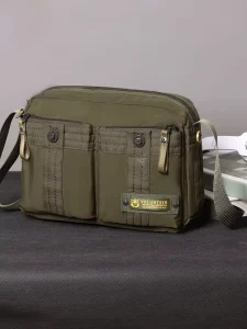 Unisex Oxford Fabric Crossbody Messenger Bag Fashionable Design with Waterproof Feature Shoulder Bag for Men