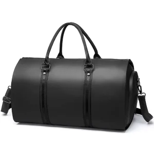 Unisex Polyester Men’s Duffel Bag With Shoe Compartment Factory Travel and Business Suit Bag