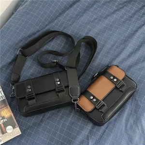 Unisex Shoulder Mini Small Fashion Sling Bags Sac Saddle Handbags Purses and Crossbody Messenger Bag