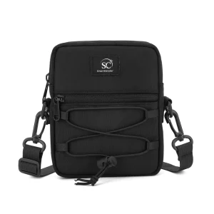 Unisex Small Square Crossbody Bag Men’s Women’s Casual Wear resistant Fashionable Black Shoulder Messenger Bags