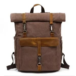 Universal Backpack Durable Canvas Vintage Backpack New Arrival Canvas Travel Backpack for Outdoor Use