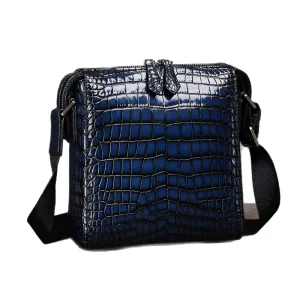 Urban Simple Durable Summer Men’s Shoulder Crossbody Bag Fashionable Outdoor Small Zipper Closure Large Capacity Waterproof