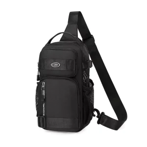 Urban Simplicity Crossbody Bag Men’s Business Sports Korean Style Shoulder Bag Large Capacity Backpack Messenger Bag